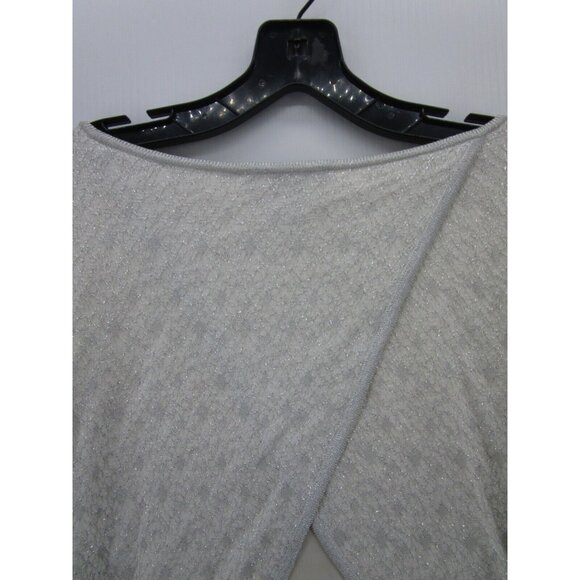 St John Top Medium Wrap Blouse Pullover Knit Boat Neck Lined Career - Picture 7 of 10